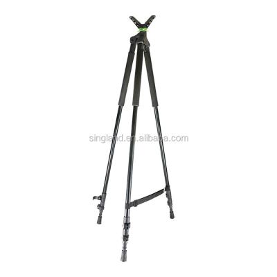 China Shooting Stick Tripod Telescopic Shooting Stick Chasing Stick V-shaped Rotating Yoke for sale