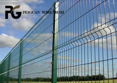 China 2m galvanisierter Posten des Draht-V Mesh Security Fencing With Peach zu verkaufen