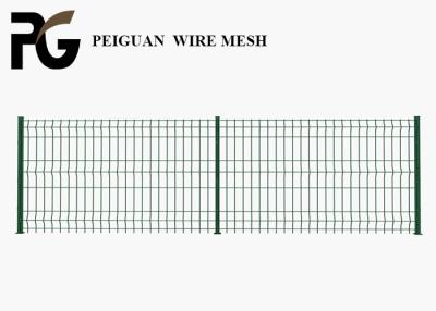 China Dekorativer geschweißter Draht Sgs 3.0mm V Mesh Security Fencing Pvc Powder beschichtete zu verkaufen