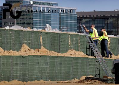 China Alambre con poco carbono del hierro de 5m m Hesco de la barrera verde militar del bastión en venta