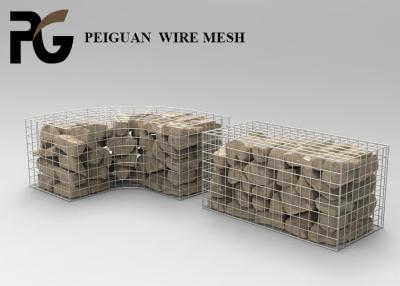 China Pvc Met een laag bedekte Gabion-Doosdraad, 3mm Gabion Draad Mesh Panels Te koop