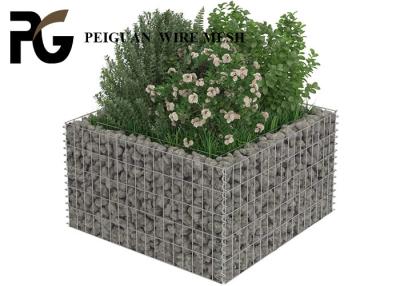 China Garden Gabion Wall Baskets , Rock Galvanized Gabion Baskets for sale