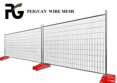 China Verzinken Sie überzogenen vorübergehenden Metallzaun Panels, 2.4x2.1m australische Standard-vorübergehendes Fechten zu verkaufen