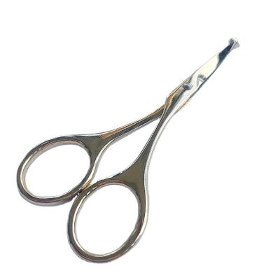 China Nose Hair Scissors Using Selected Materials Balancing Scissors Vibrissa Nose Hair Scissors for sale