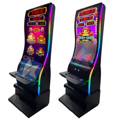 China Stable Hardware 55 Inch S Shaped Curved Arcade Machine Video Game Cabinet Custom for sale