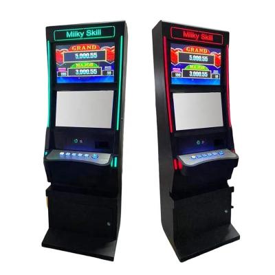 China Stable Hardware Fun Dual 27 Inch Screen Skill Game Machine for sale