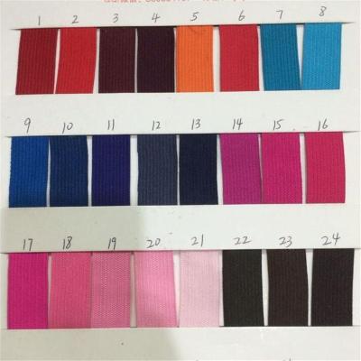 China Garment Polyester Knitted Elastic Band For Clothes Elastic Bands 1.5cm 2cm 2.5cm for sale