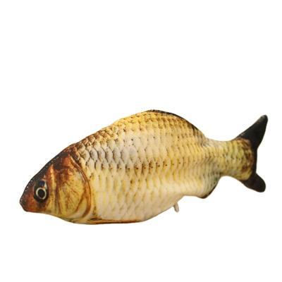 China 30cm Electronic Goldfish Stuffed Goldfish Toys Electronic Goldfish Cat Soft Toys for sale