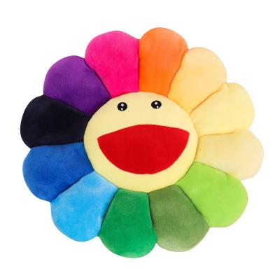 China New Lovely Style Cotton Sunflower Cushion Nap Colorful Petal Pillow Anti-static Soft Pillow Cushion for sale