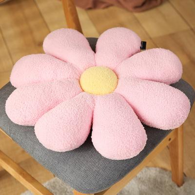 China Small Plush Daisy Flower Pillow Cushion Office Nap Chair Cushion Cartoon Petal Cushion Wholesale for sale