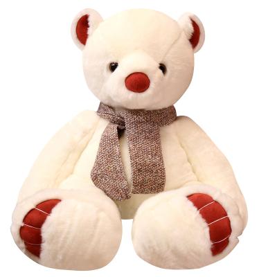 China Gift Stuffed Toys Polar Bear Christmas Super Soft White Plush Toy Wild Animal for sale