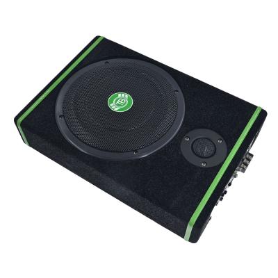 China Cheap Factory Supply Price 8 Inch 12V Car Audio Square Subwoofer Slim Subwoofer With Small Tweeter 36cmX25cmX7.5cm for sale