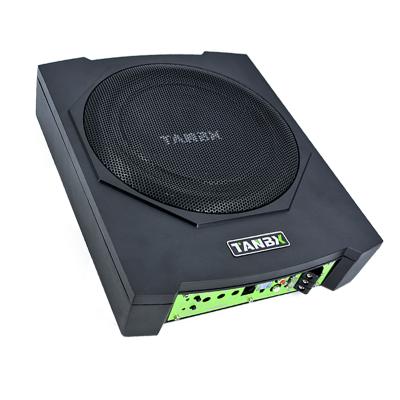 China 10 Inch High Quality Car Active Thin Subwoofer Ultrathin Pure Bass Car Under Seat Subwoofer (TB-10B) 32cmX26cmX7.5cm for sale