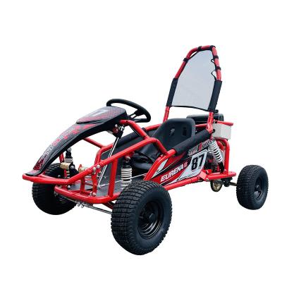 China Hot Sale Racing Karting Cars 4 Wheel 125cc Gasoline Off Road Go Kart Buggy For Kids And Adults 13*5-6/14*5-6 for sale