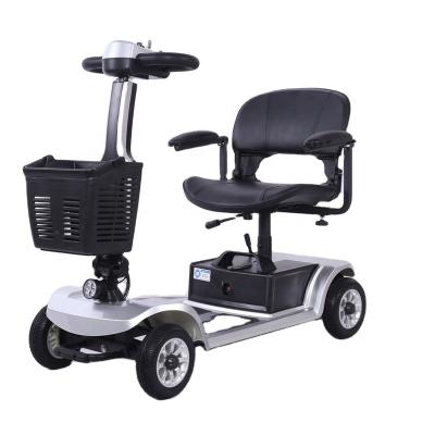 China [US EU Stock] 4 Wheel Handicap Handicap Disabled Elder Unisex Folding Electric Foldable Mobility Scooters for sale