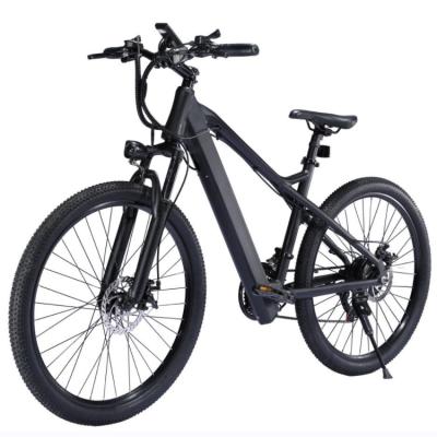 China Aluminum Alloy Eu Warehouse 7 Speed ​​350w 48v E Bicycle Electric Bike Full Suspension Mountain Ebike for sale