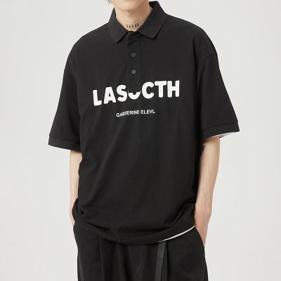 China Anti-Wrinkle Made In China Organic Custom Logo 100% Cotton Polo Shirt T-Shirts Mask T-shirt Mens Polo T-shirts for sale