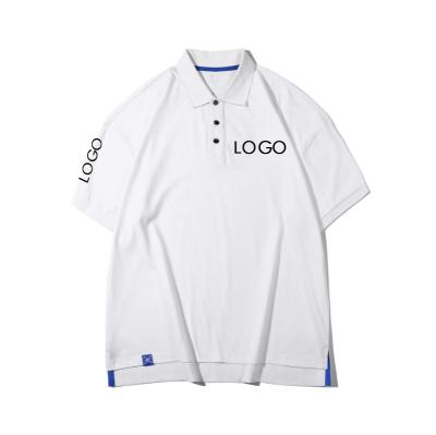 China wholesale Anti-Wrinkle Plus Size Tees T-Shirts With Lapel Shirt Logo Ropa De Hombre Polo Shirts Custom Embroidery Mens T Shirts for sale