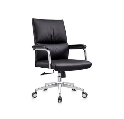 China New Style Modern Executive Adjustable Furniture Height Soft PU Leather Office Chair for sale