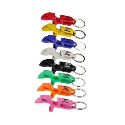 China Viable customized bottle opener kitchen utensils key chain ring 4 in1 metal bottle opener promotion kitchen accessories party gift for sale