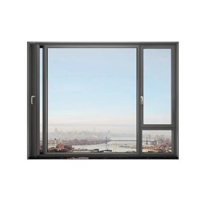 China Large Magnetic Screen Customized Aluminum Fixed Stained Glass Windows Aluminum Floor To Ceiling Aluminum Casement Window for sale