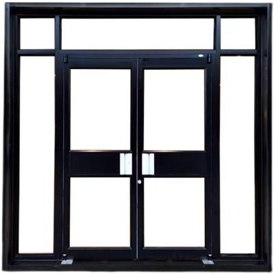 China High Quality Energy Efficient Heavy Duty Aluminum Magnetic Home Sliding Doors Tempered Glass Double Screen Glass Sliding Door Popular for sale