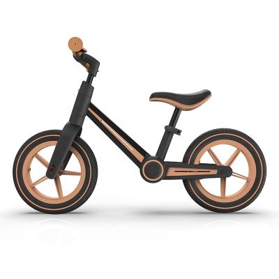 China Ride On Car No Pedal Push Bike With Aluminum Alloy Frame And Non-inflatable Tires 12 Inch Kids Balance Bike for sale