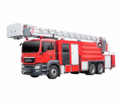 China 32m Turntable Ladder Fire Truck 3001 - 5000L for sale