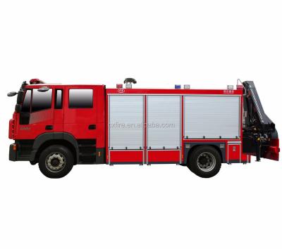 China HOWO Rescue Fire Truck 3001 - 5000L for sale