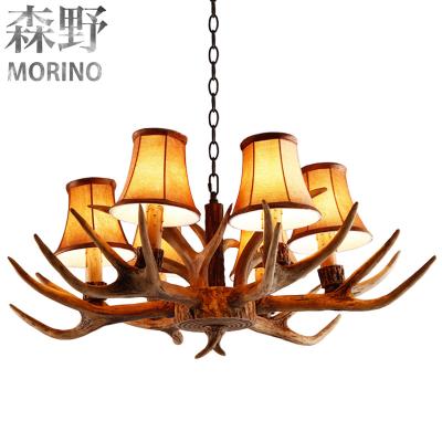 China Latest Vintage E14 Socket China Supplier Rustic Antler Chandelier for sale