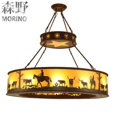 China American Country Ceiling Lights Lodge Living Lodge Decor Lighting For American And Canada Market for sale