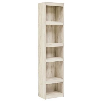China Viable Farm Pier Bookcase with 3 Adjustable Shelves, CaoXian HiHome Whitewash for sale