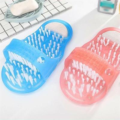 China All Natural Foot Cleaner Brush Shower Foot Brush Massager Slipper Spa Treatment for sale