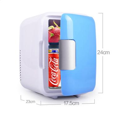 China 4L COMPRESSOR Mini Makeup Use Portable Mini Fridge Freezer Car Refrigerator All Refrigerator for sale