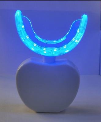 China Remove Eliminate Smoke Tea/Coffee/Tobacco Stains Dental Teeth Whitening Products Blue LED Accelerator Light With Mouth Tray for sale