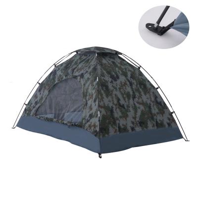 China Camouflage/Field Game Wholesale Teepee Portable Lightweight Single Layer Camping Tent For 1 Person for sale