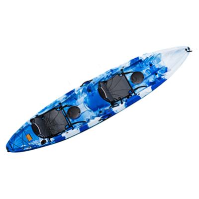 China Fishing family kayak with three seats for fishing and recreation for sale