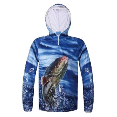 China Anti Bacterial Printing Polyester Anti Bacterial Sublimation Clothing Hoodie Sportswear Hoodie Tank Top UV UV Wear, Fishing Clothing, Fishing Clothing for sale