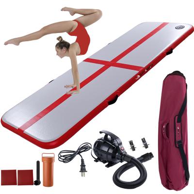 China High Grade Competition Professional Training Inflatable Tumble Track Air Gym Mat For Gymnastics Cheap Inflatable Air Tumble Air Tumbling Mat for sale