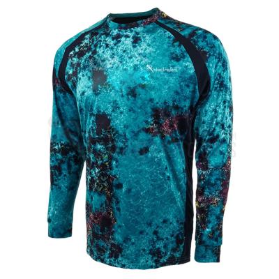 China 2021 Hot Antibacterial Mens Long Sleeve Moisture Wicking Function Fishing Apparel Fishing Shirt Customized Design for sale