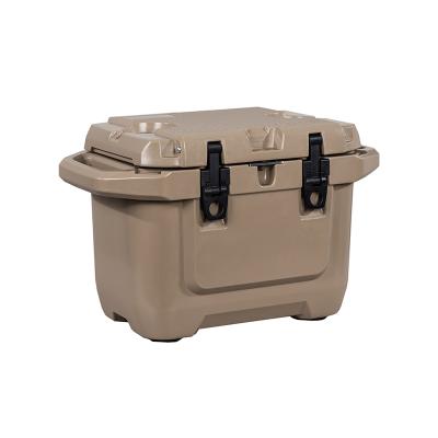 China D-20QT Waterproof Plastic Camping Cooler Box Small Ice Rotomolded Fishing Cooler for sale