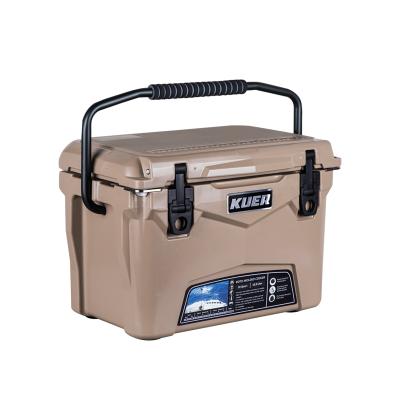 China 20QT Waterproof Cooler Box Rotomolded Ice Coolers For Car Camping Fishing for sale