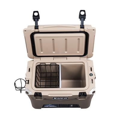 China Waterproof 2021 hot sales 20QT cooler box small rotomolded ice coolers for real car photo below for sale