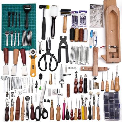 China Eco-friendly Leather Tool Kit L7-2 DIY Handmade Leather Working Tools Set Other Leather Craft Tools Professional Leather Craft Set for sale