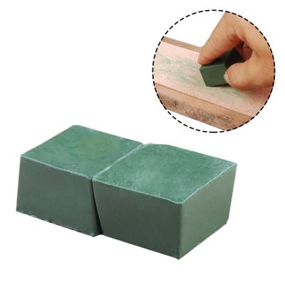 China Polishing Polish Compounds Fine Green Polishing Compound Razor Leather Sharpening Leather Tools for sale