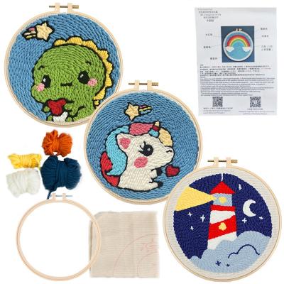 China Europe DIY Needle Stitch Embroidery Kit Craft Handwork Cross Stitch Handwork Set for sale