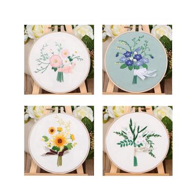 China Europe Embroidery DIY Kit Handmade Sewing Craft Embroidery Sewing Kits for sale