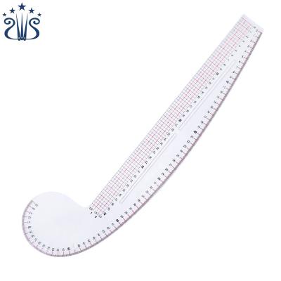 China Eco-friendly Acrylic French Curve Ruler Comma Ruler For Sewing Dressmaker Multifunctional Ruler for sale