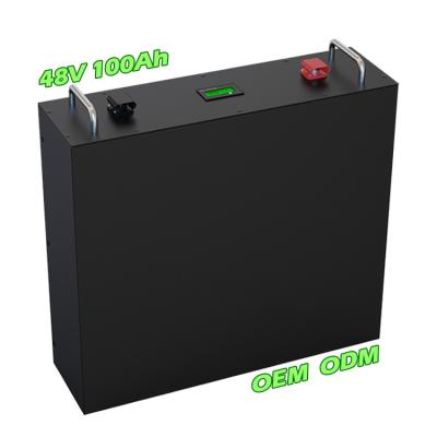 China Solar Lithium Ion Stainless Steel OEM ODM 48v 100Ah 5KW Lifepo4 Battery Pack Storage Li-ionen-akku Storage Lithium-akku Phosphate Battery Batteries for sale