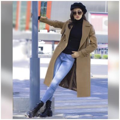 China 2021 Wholesale Classic Women's Jackets and Coats Anti-wrinkle Coated Women's Winter Coat Winter Long for sale